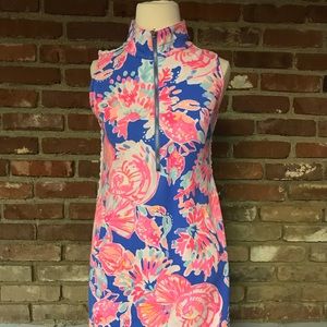 LIlly Pulitzer Opal Shift Dress with Front Zip- S